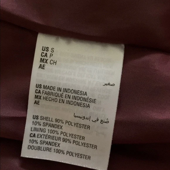 INC International Concepts Burgundy Wine Velvet Blazer size Small - Picture 8 of 9